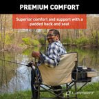 Lippert Scout XL Director Chair with Side Table - Sand