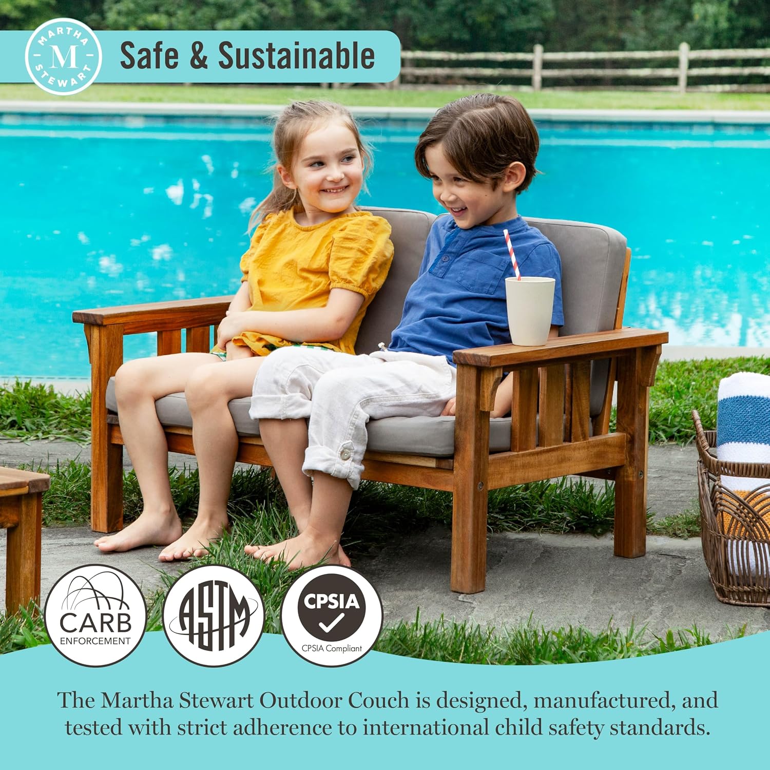 Martha Stewart Kids Outdoor Sofa