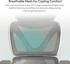 ThunderX3 XTC Ergonomic Office Chair, for Adults Gaming Chair, High Back Desk Chair, Synchronous Tilt, Self-Adjusting Lumbar Support and Backrest, Adjustable Headrest, Breathable Mesh, Grey