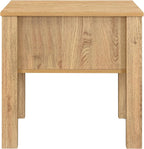New Classic Furniture Thayer Wood 1-Drawer End Table/Bedside Table in Natural