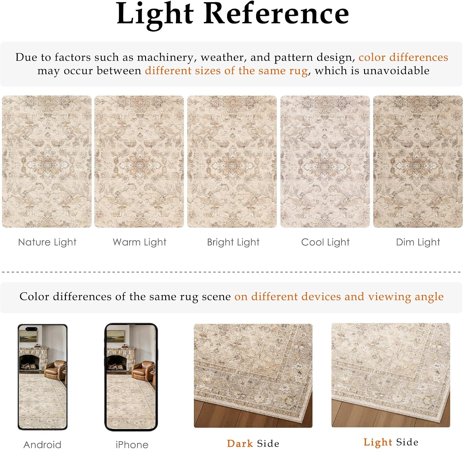 2x8 Beige Washable Runner Rug for Hallway Kitchen Soft Low Pile Lightweight Runner Rug Non Slip Vintage Accent Carpet Bathroom Front Door Beside Bed Home Decor