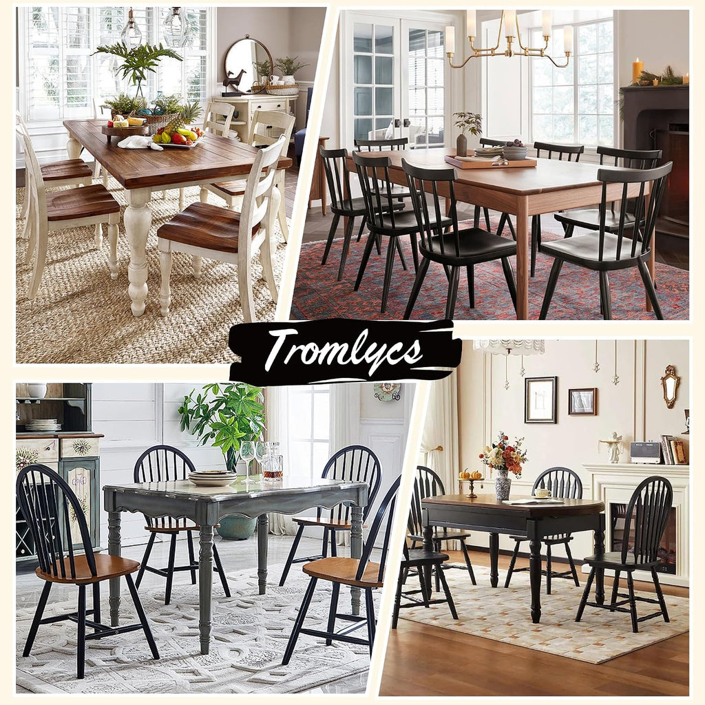 Tromlycs Chair Cushions for Dining Chairs Kitchen Seat Cushions Room Set of 2 Pads with Ties Indoor Non Slip Office 18 x 18 Inch, Beige