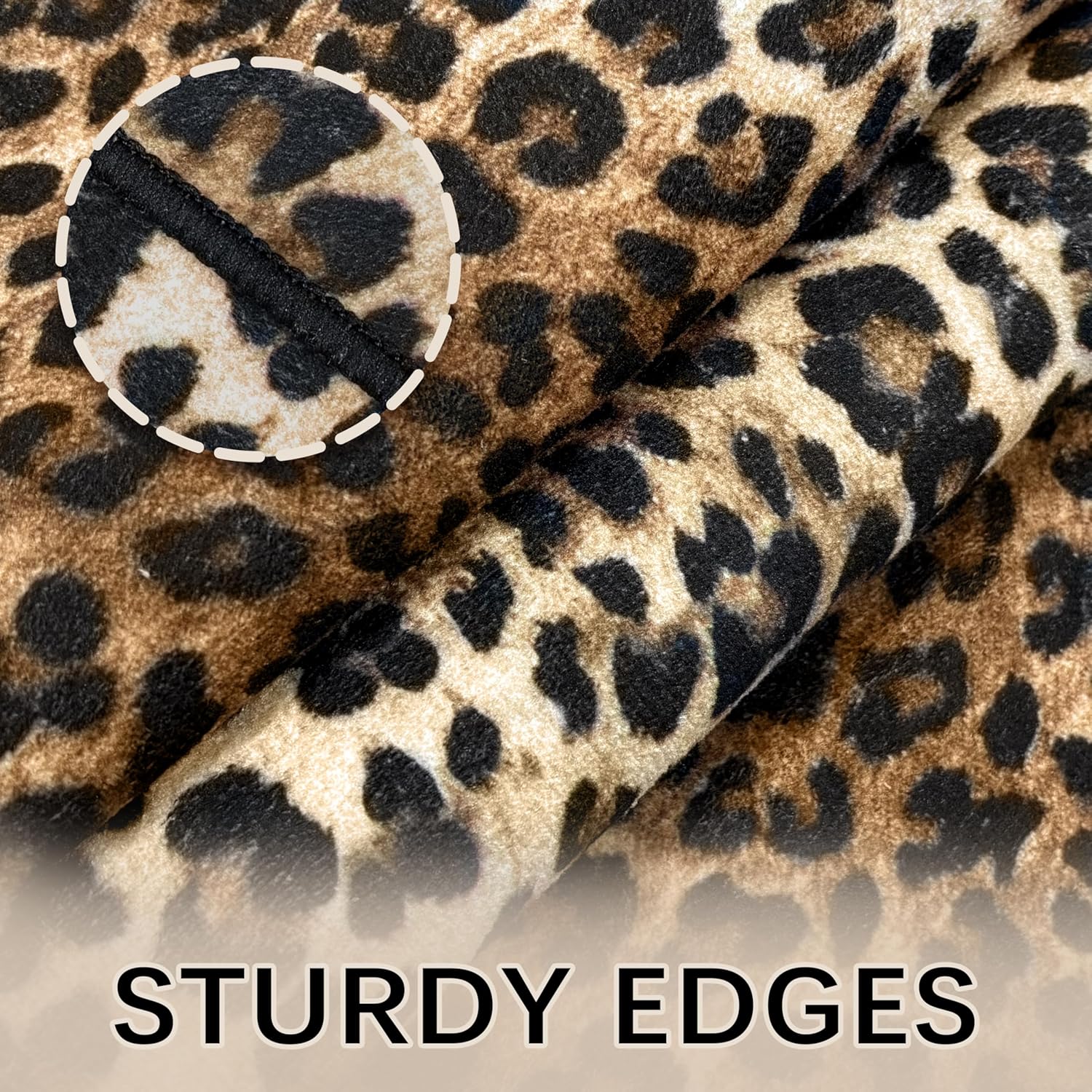 Cheetah Print Entryway Rug 2x3 Area Rug Deep Brown Animal Leopard Thin Door Mat Non Slip Washable Small Floor Mat Carpet for Entrance Porch Indoor Outdoor (Deep Brown, 2'x3')