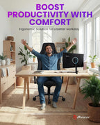 Arozzi Vernazza XL Soft PU Ergonomic Computer Gaming/Office Chair with High Backrest, Recliner, Swivel, Tilt, Rocker, Adjustable Height and Adjustable Lumbar and Neck Support - Pure Black