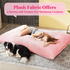 3 in 1 Big Bean Bag Chair for Adults, Large Giant BeanBag Chairs, Convertible Soft Floor Chair Cushions, Sofa & Bed, Perfect for Bedroom, Living Room, Game Room (Pink)