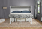 Mega Solutions Murphybedz Tuscany Murphy Cabinet Chest Bed with Charging Station 6 Inch (White, Queen)