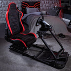 X Rocker Chicane Racing Sim Cockpit Chair, Racing Rear Seat Frame, Adjustable Sliders & Height, Black