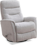 Parker Living Gemini - Cotton Swivel Glider Recliner by Bloke in Warm Neutral, Recliner Chair with 96% Polyester, 4% Acrylic Upholstery, Nursery Glider Recliner