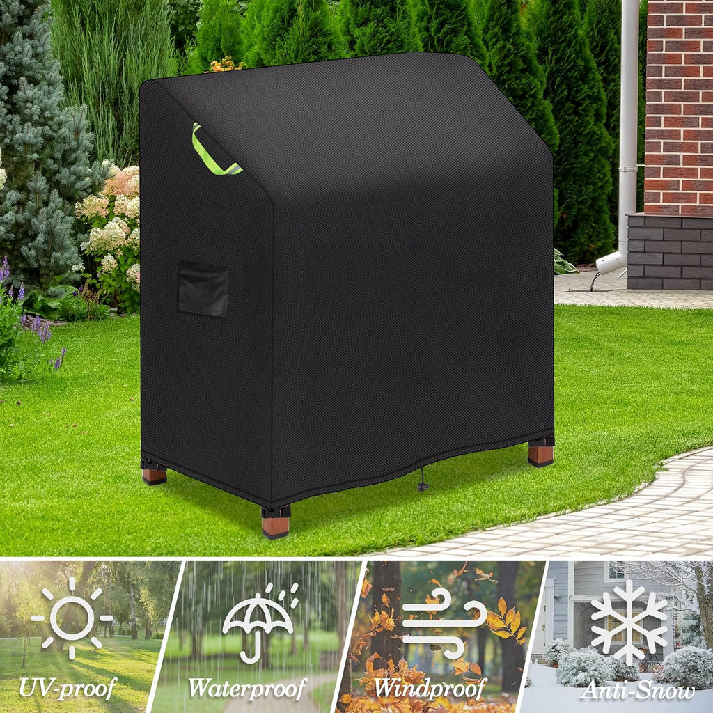 Klmnop Outdoor Garden Potting Bench Table Cover, Waterproof & Windproof Cover for Garden Potting Table, Cabinet & Planting Workstation, UV Resistant(47"W x 20"D x 47"H)