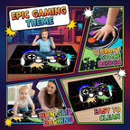 Gamer Rugs for Boys Bedroom Cartoon Painting Gaming Rug for Teens Cool Game Room Decor Gaming Carpet for Dining Living Room Playroom Floor Mats, 2'x3'
