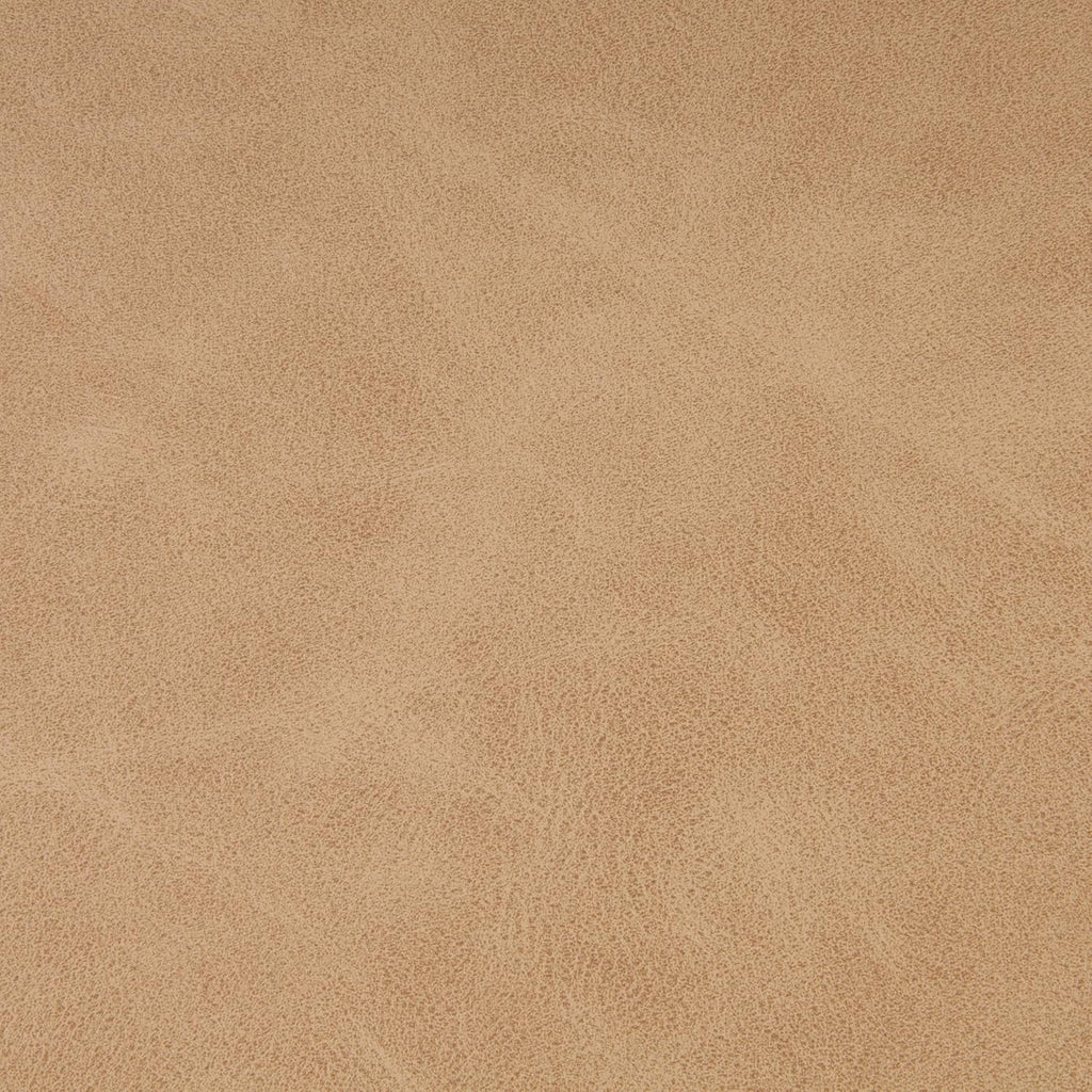 HomePop Square Tufted Storage Ottoman - Sand Faux Leather