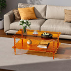 Acrylic Side Table+Coffee Table Set of 2