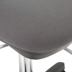 Norwood Commercial Furniture Adjustable-Height Office Mesh Drafting Chair with Chrome Footrest Ring & Optional Arms