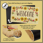 DII Rubber Doormats Collection All Weather, 18x30, Lattice