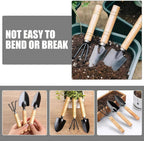 1SET 29" PE Plant Mat & 3PCS Iron Tool Set - Waterproof Repotting Kit for Succulent Gardening, Green