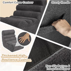 Homall Bean Bag Chair for Adults Memory Foam Bean Bag Chairs, Fireside Chair Comfy Lazy Floor Sofa, Recliner Sofa for Living Rooms and Bedrooms (Grey)