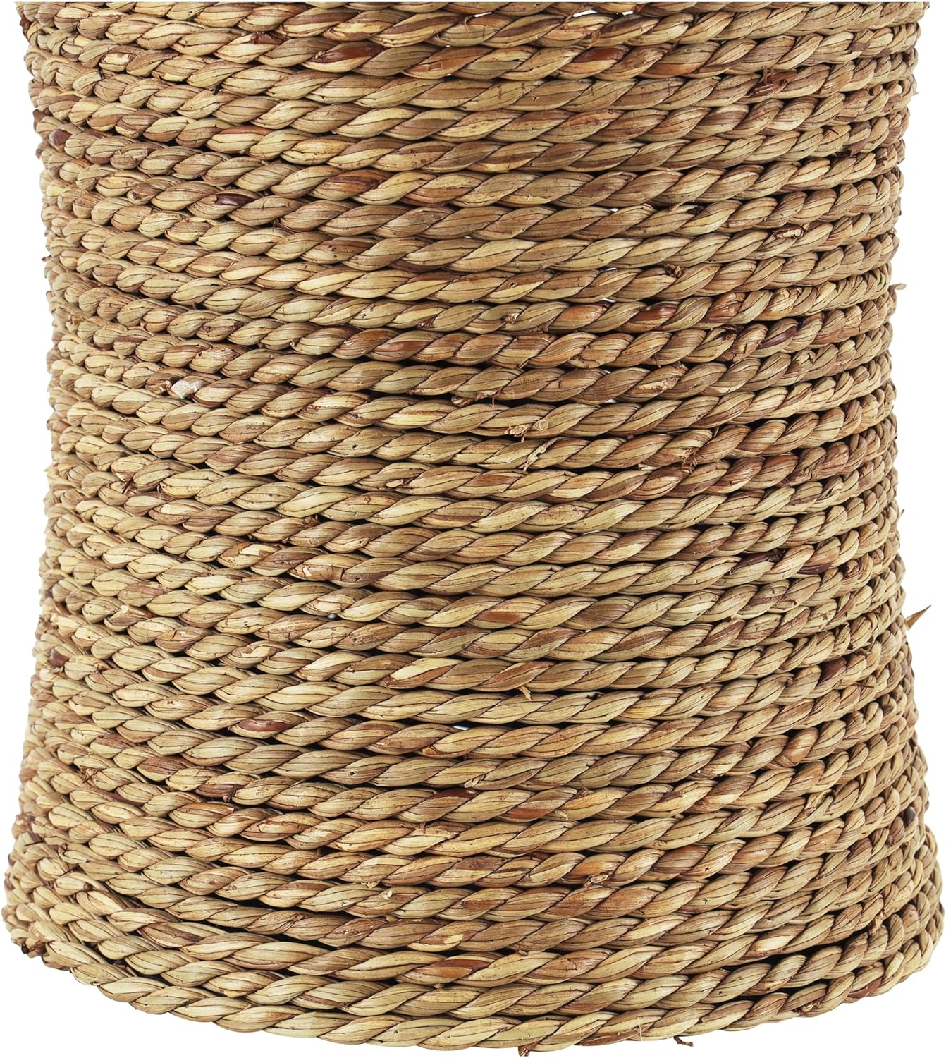Deco 79 Seagrass Handmade Decorative Vase Tall Wrapped Centerpiece Vase, Vase for Home Decoration 11" x 11" x 24", Brown