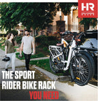Hollywood Racks Sport Rider 2" Hitch Bike Rack, Carries 2 Bikes up to 80 lbs Each for Standard, Fat Tire and Electric Bicycles - Heavy Duty, Foldable Ebike Rack for Car, Truck, and SUV