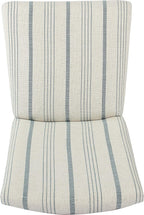 HomePop Classic Parsons Dining Chair - Blue Calypso Stripe (Set of 2)
