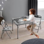 Heritage Kids Dinosaur 3 Piece Table and Chair Set, Grey