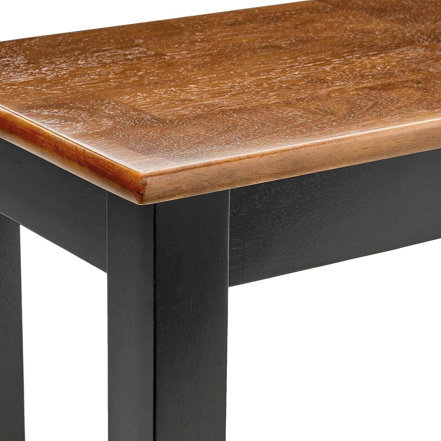 Boraam Bloomington Bench, Black/Cherry