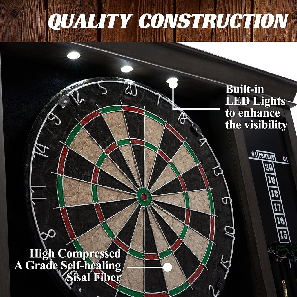 Barrington Official Size Dartboard Multiple Styles Pre-Assembled Pub Style Wood Dartboard Collection