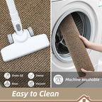 BEQHAUSE 2x3 Entryway Rug Indoor Door Mat Non-Slip Washable, Hallway Rugs Absorbent & Stain Resistant Hall Carpet Runner Rugs for Entryway, Front Door Floor Mats Laundry Room Rugs for Entry, Taupe