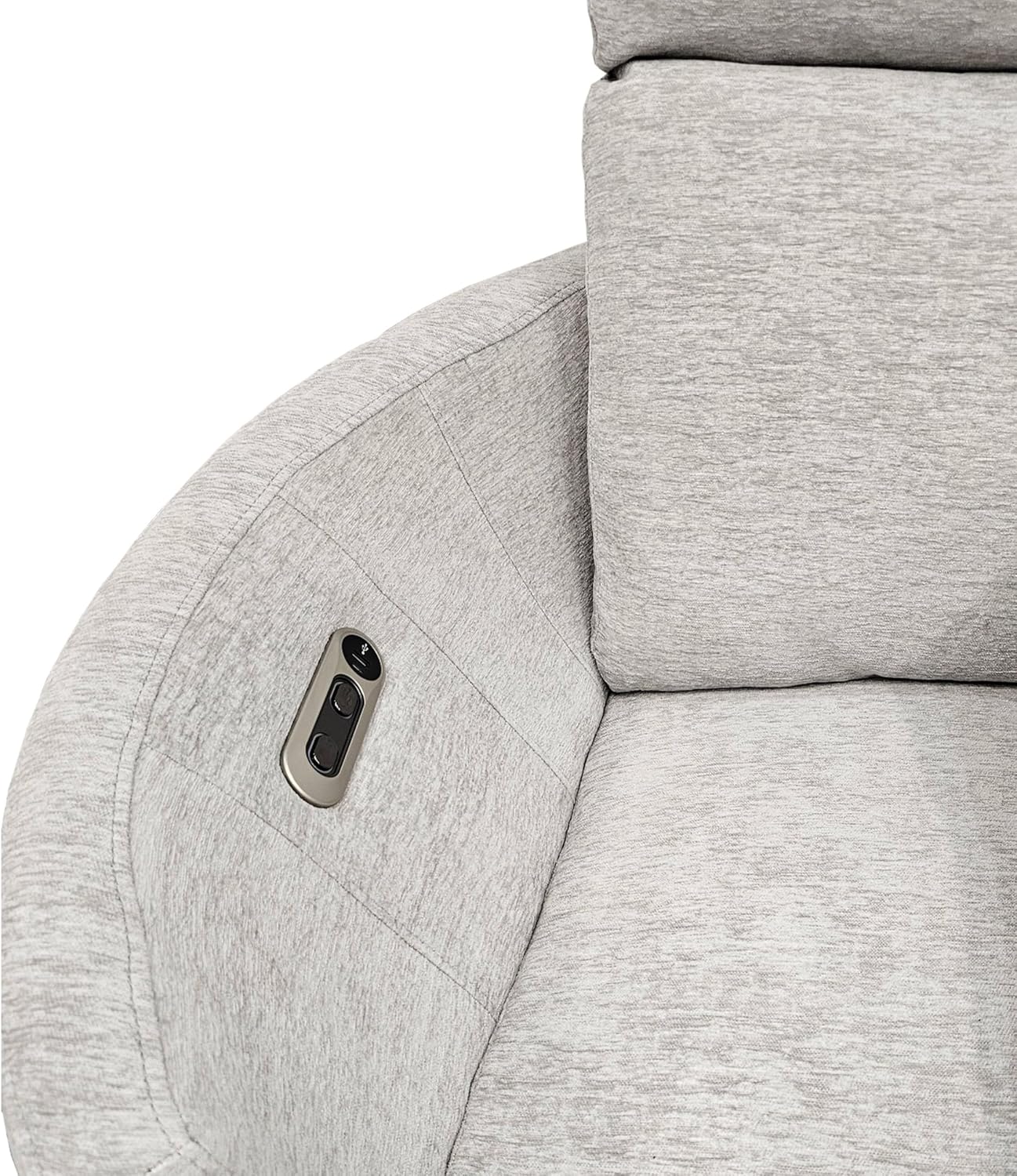 Parker Living Radius - Krypton Power Swivel Glider Recliner for Adults with USB and Type-C Ports, Single Sofa Chair for Living Room