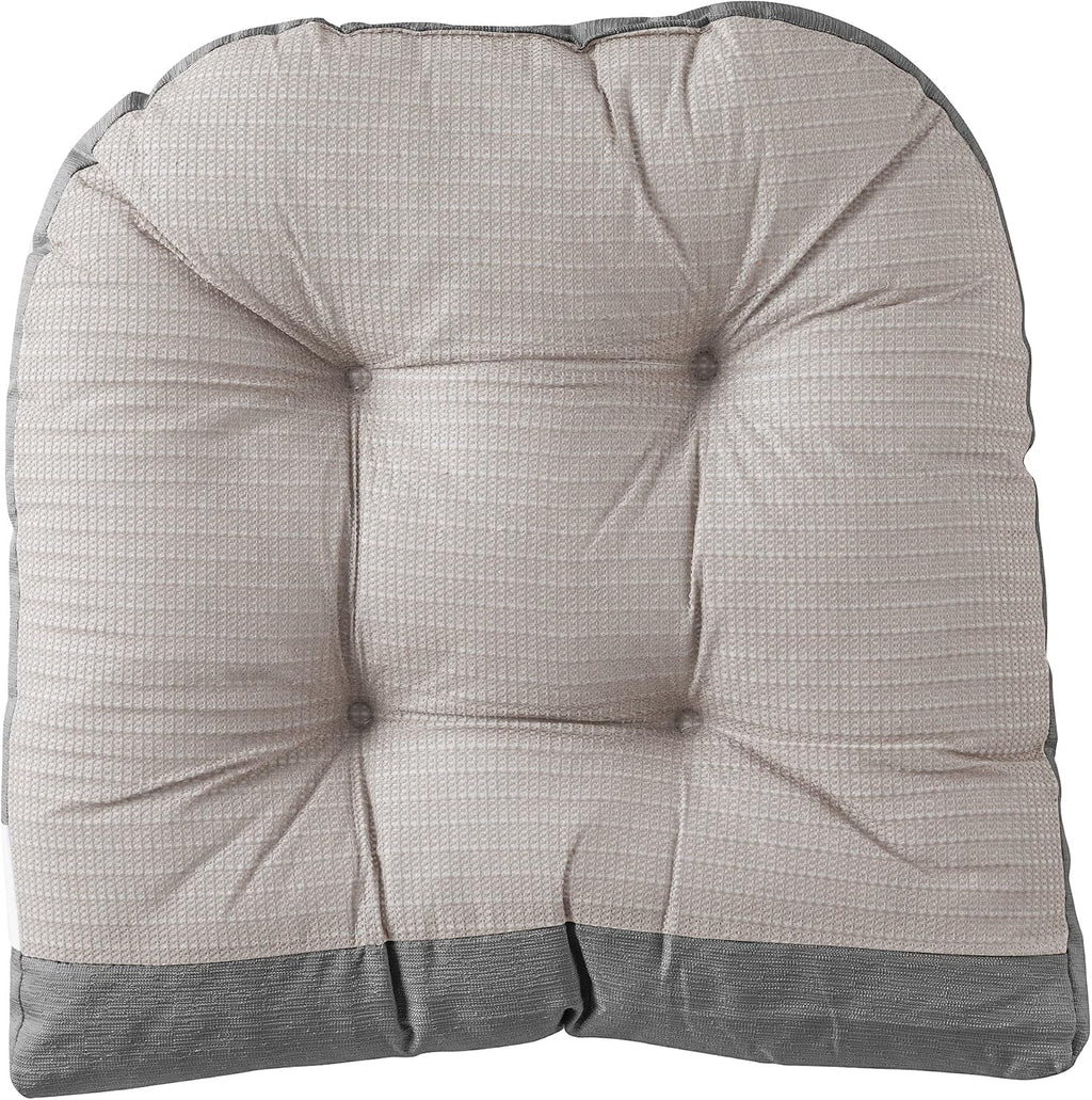 Rocking Chair Cushion Set – 2-Piece Padded Seat & Back Cushions ✅ Non-Slip Bottom, Tie-On Straps ✅ Soft & Thick for Wooden Rockers, Gliders, Porch Chairs – Indoor & Outdoor Use, Dark Gray