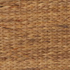 Household Essentials Large Curved Wicker Storage Chest with Liner | Water Hyacinth, Natural