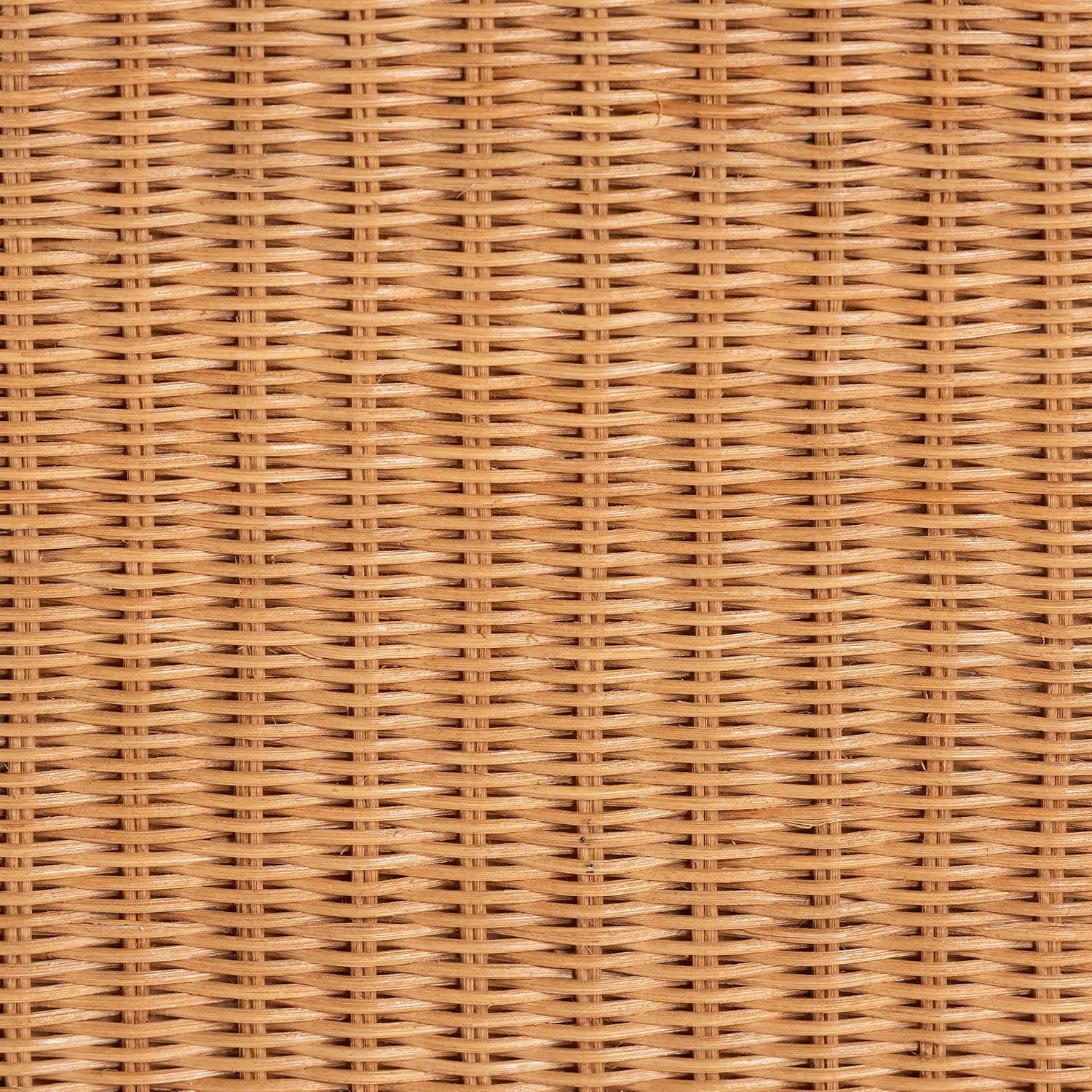 Bali & pari Pembroke Penguin End Table - Handwoven Rattan Sculptural Accent Side Table with Platform Base