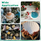 10pcs Sea Shells 4''-4.5'' Large Natural Scallop Shells Pink & Yellow Hawaiian Scallop Shells for Crafts, Seashell Beach Decorations for Home Decor, Beaching Wedding Decoration