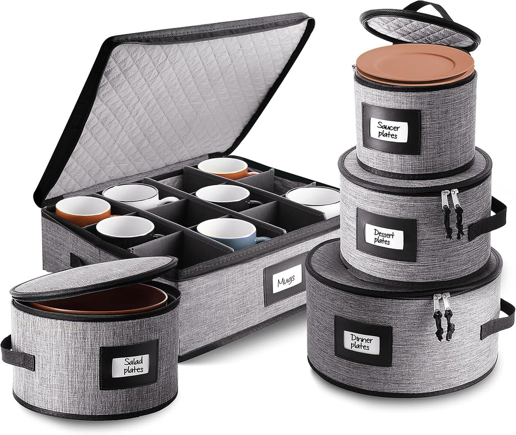 Dinnerware Hard Shell Cover - Set of 5