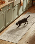 Washable Kitchen Rug Runners for Hallways: 2'6"x8' Bedroom Runner Rug Non Slip Low-Pile Stain Resistant Soft Indoor Floor Carpet Runner for Indoor Entryway Hallways Kitchen Laundry Room Farmhouse