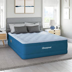 Beautyrest SensAir 20" Air Mattress, Full Size, Sure-Lock Anti-Leak Pump, Cool Vent Topper, Off-Set Coil Support