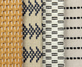 Custom Window Bench Seat Cushion Heavy Wicker Weaving Texture Customized Bay Window Sill Seating Foam Cushions for Indoor Furniture, Mudroom Entryway, Reading Kitchen Breakfast Nook, Non Slip Bottom