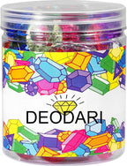 75pcs Multi-Colored Acrylic Gems Plastic Gemstones for Pirate Treasure Party Decoration Table Decorations Vase Filler Fish Tank etc. (Multi Color)