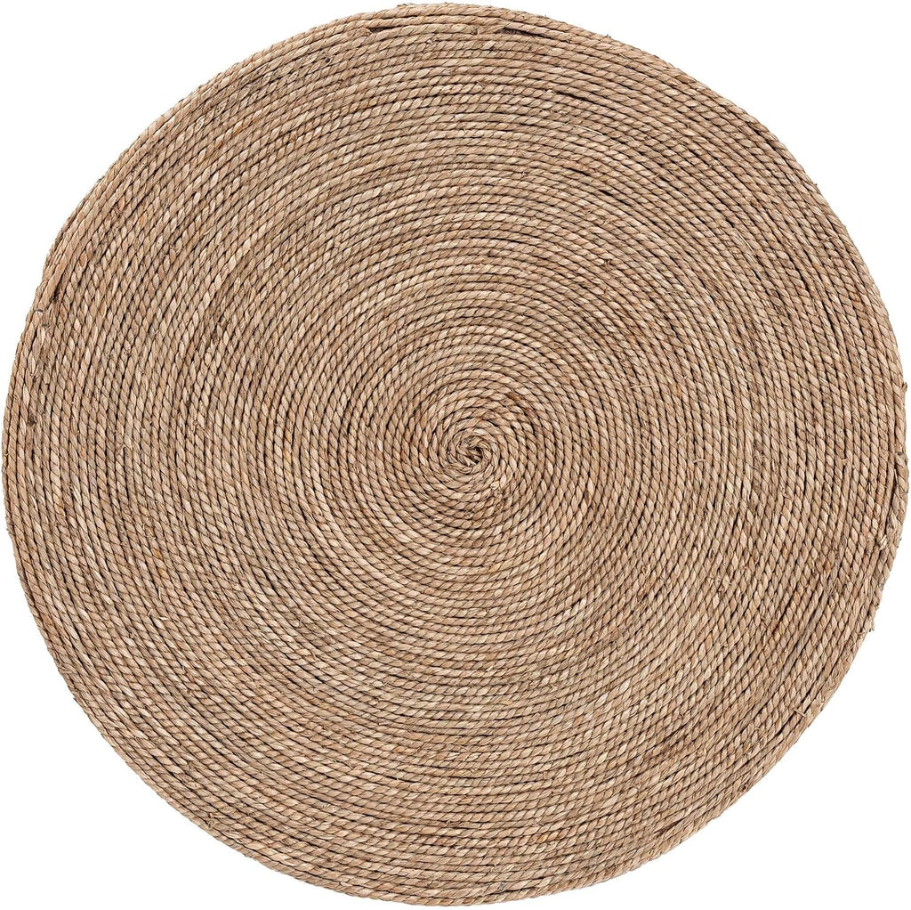 bali & pari Cady Japandi Natural Seagrass Side Table