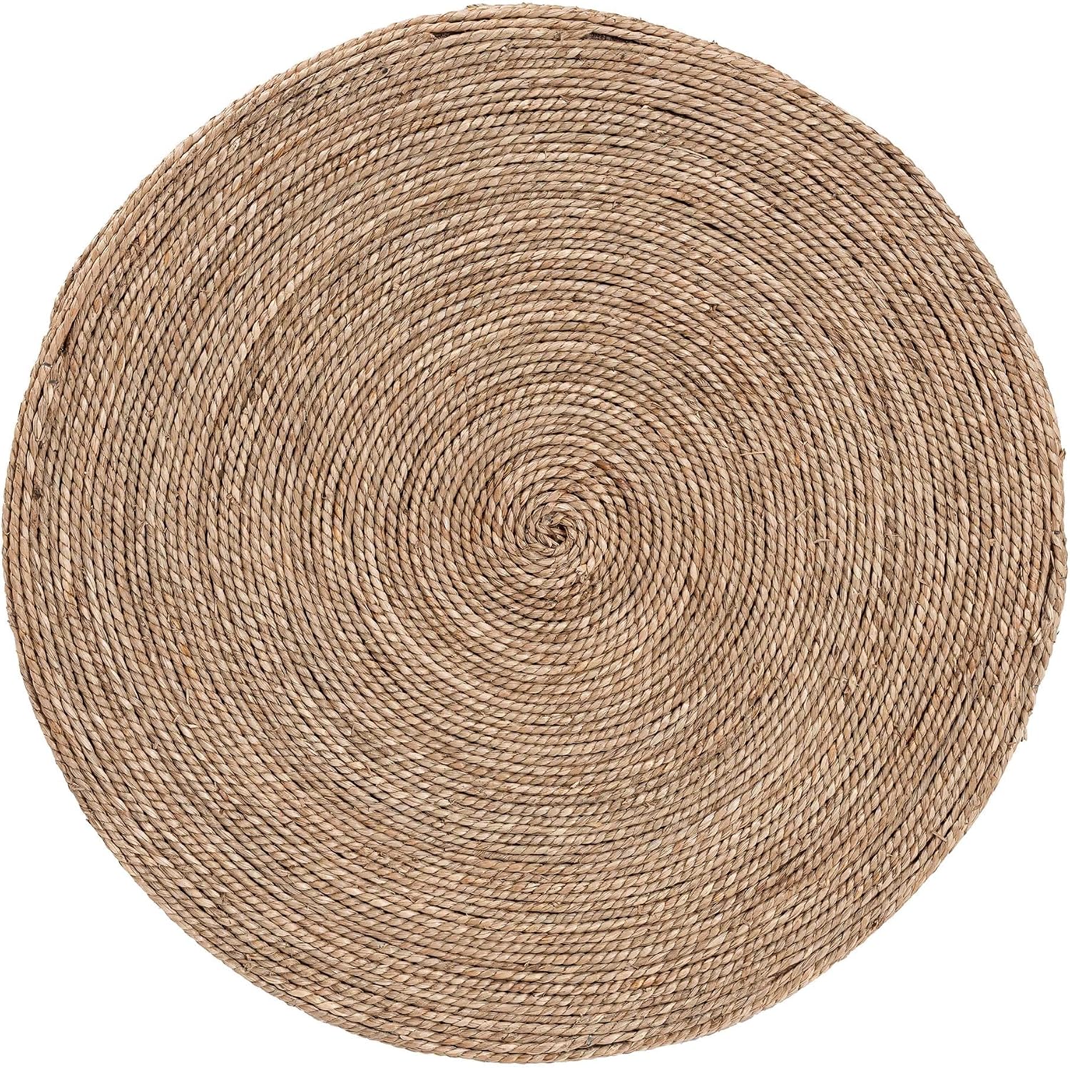 bali & pari Cady Japandi Natural Seagrass Side Table