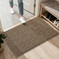 BEQHAUSE 2x3 Entryway Rug Indoor Door Mat Non-Slip Washable, Hallway Rugs Absorbent & Stain Resistant Hall Carpet Runner Rugs for Entryway, Front Door Floor Mats Laundry Room Rugs for Entry, Taupe