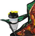 Toy To Enjoy Outdoor Dinosaur Kids Camping Chair – Foldable Children’s Chair for Camping, Tailgates, Beach, – Carrying Bag Included Mesh Cup Holder & Sturdy Construction. Ages 5 to 10 (Patent Pending)