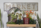 Deco 79 22666 Wall Sign, Black/Gray/White
