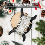 10 Pcs All Purpose Light Storage Holder Black Extension Cord Wrap Storage Reels Holiday Light Wire Spool Organizer and Hose Wind up for Cord Wire Garland