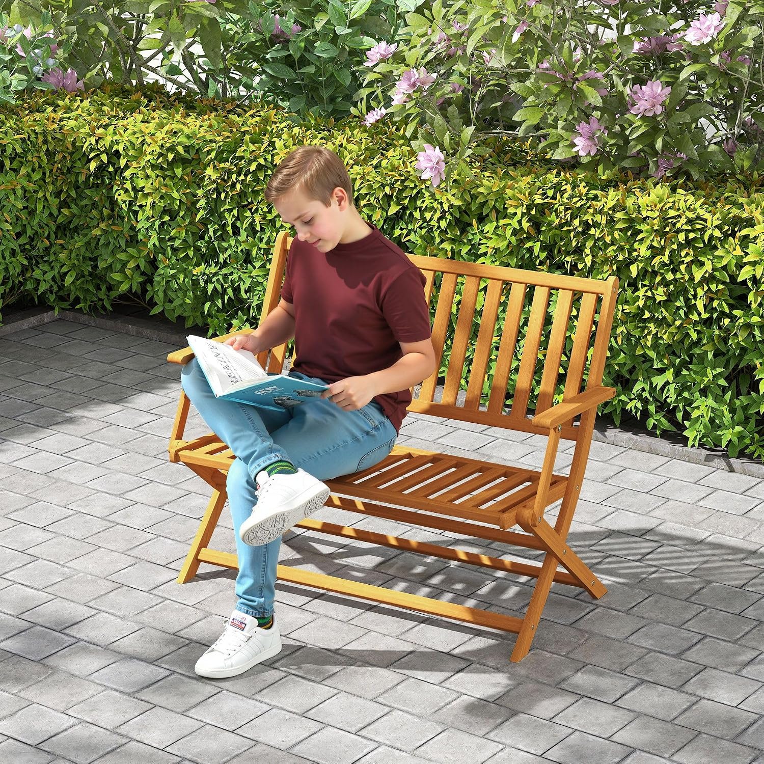 Acacia Wood Garden Bench