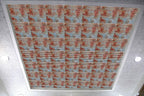 Dundee Deco Rusty Corrugated Old Tin Roof Lay in, PVC 3D Decorative Ceiling Panel, 2 ft X 2 ft (60cm X 60cm), 4 sq ft (0.37 sq m) Each