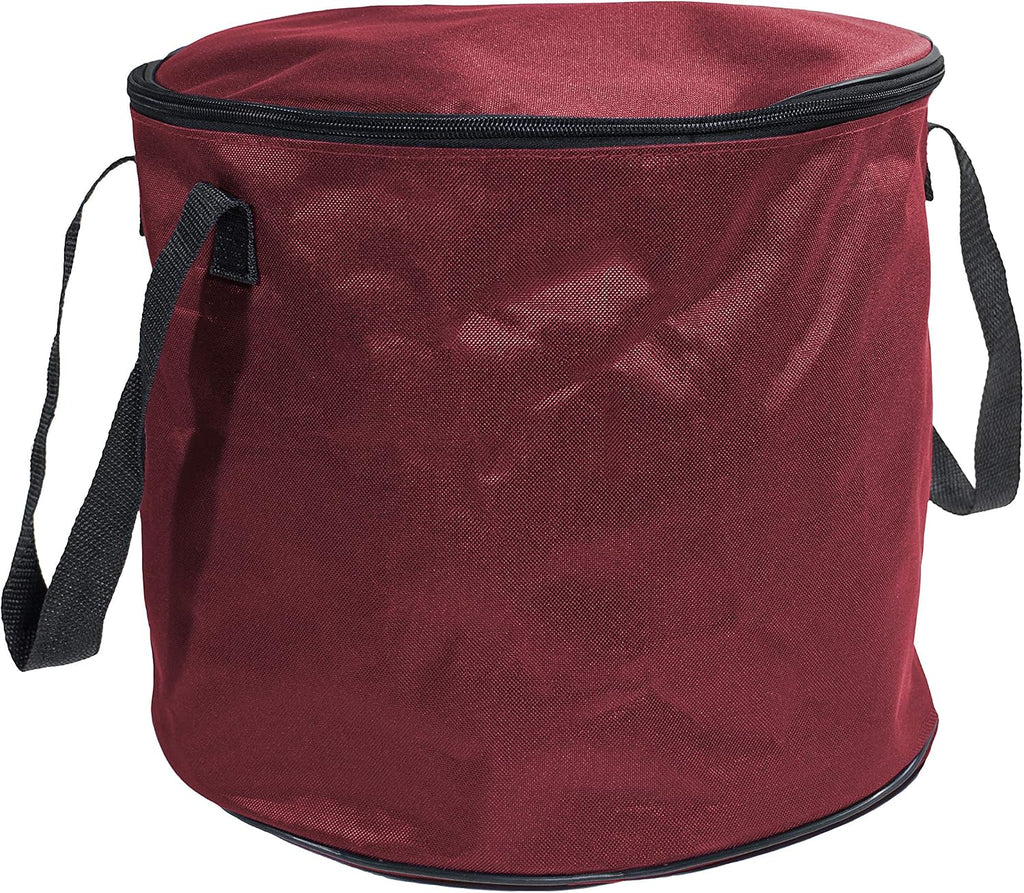 612 Vermont Christmas Light Storage Reel Holder with Installation Clip, Polyester Zip up Bag, Organizes up to 150 Foot of Mini Lights