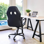 BestOffice Office Chair PC Gaming Chair Cheap Desk Chair Ergonomic PU Leather Executive Computer Chair Lumbar Support for Women, Men (Black)