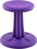 KORE Design Wobble Stool Chair, Girls + Boys Kid Desk Stools, Ergonomic Small Office Chairs, Flexible Seating for Active Child, ADD/ADHD, Classroom, School, Home, Kids (14in), Age 6-7 yrs, Purple