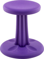 KORE Design Wobble Stool Chair, Girls + Boys Kid Desk Stools, Ergonomic Small Office Chairs, Flexible Seating for Active Child, ADD/ADHD, Classroom, School, Home, Kids (14in), Age 6-7 yrs, Purple