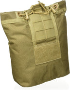 Maxpedition Rollypoly Folding Dump Pouch (Khaki) 3.5"x2"x3"